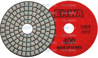 Круги полировальные 100 мм "EHWA 007" №400, сухие