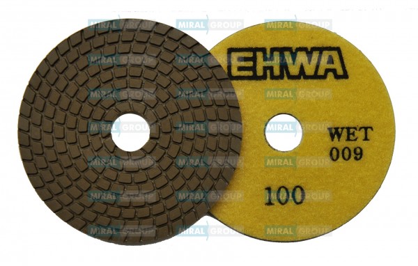 Круги полировальные 100 мм "EHWA 009" №100, мокрые