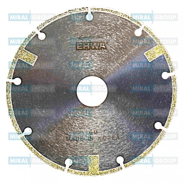Алмазный отрезной диск по мрамору EHWA (гальваника) 125