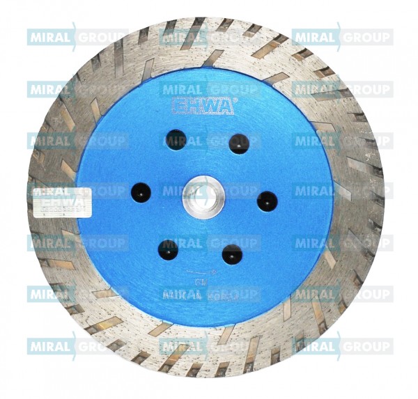 Алмазный диск по граниту EHWA GM 180х2.5Tх25W М14 с фланцем для резки и шлифовки