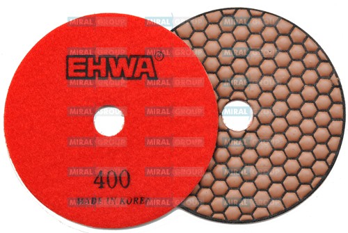 Круги полировальные 125 мм EHWA №400, сухие