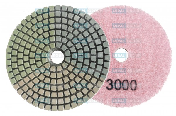 Алмазные гибкие диски «триколор» №3000, Huangchang 100 мм