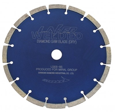 Алмазный круг LSEB 230 мм по строительным материалам (бетон, кирпич, гранит)