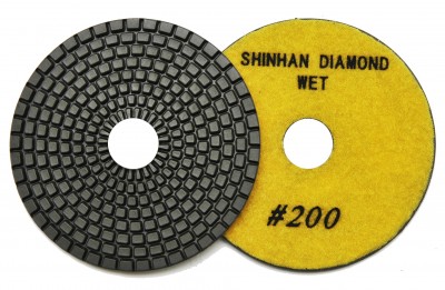Круги полировальные DCR 100 мм SHINHAN №200, мокрые