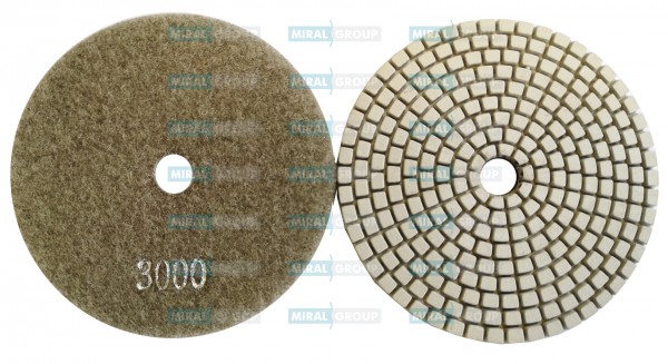 Алмазный гибкий шлифовальный круг зерно 3000, D100мм