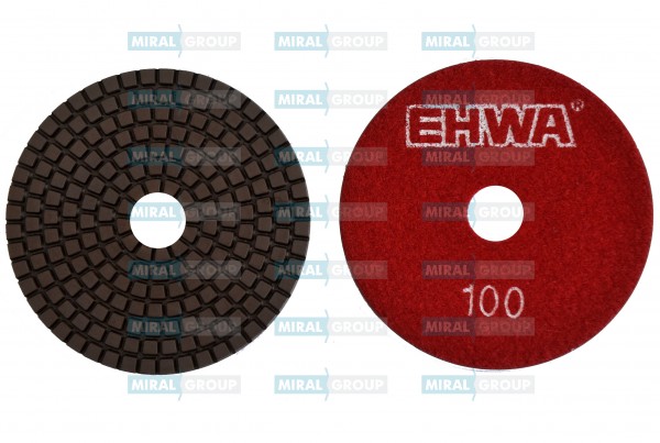 EHWA алмазный гибкий диск D100 №100 с медью 