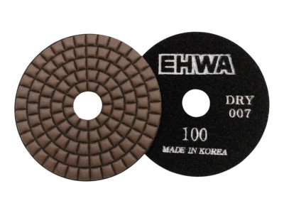 Алмазные гибкие диски 100 мм EHWA 007 №100, сухие