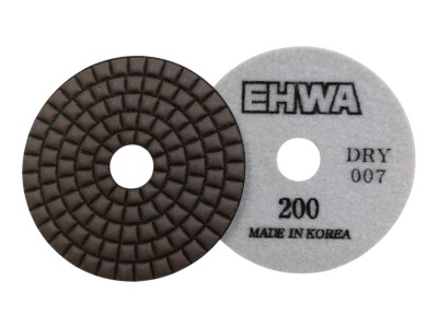 Алмазные гибкие диски 100 мм EHWA 007 №200, сухие