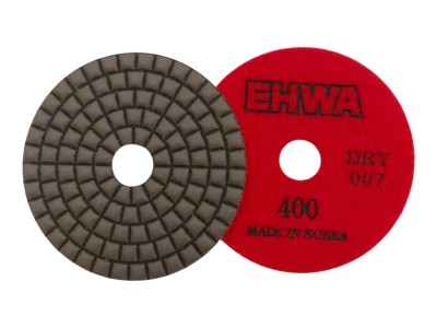 Алмазные гибкие диски 100 мм EHWA 007 №400, сухие