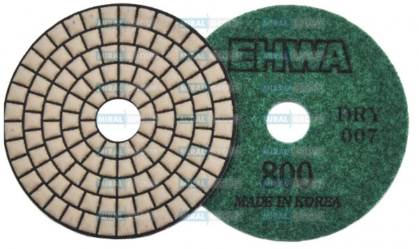 Круги полировальные 100 мм "EHWA 007" №800, сухие