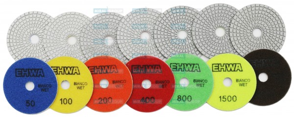 Алмазные черепашки EHWA (ИХВА) BIANCO 100 мм комплект