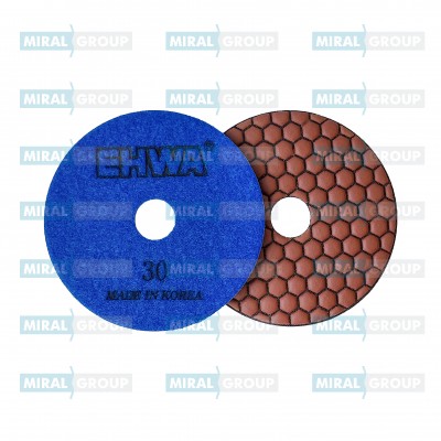 Круги шлифовально-полировальные 100 мм  EHWA №30, сухие