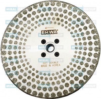 Алмазные диски DOT EHWA 180 мм с фланцем (Мультидиск) гальванический