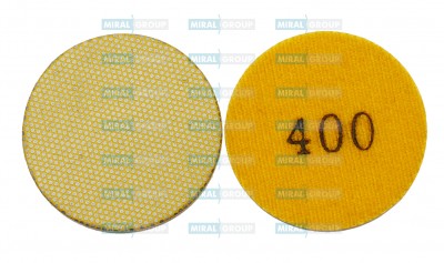 Алмазные гибкие шлифовальные полировальные диски 50 мм Зернистость 400
