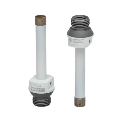 Коронка алмазная по керамике и Дектон TCB 12 мм 1/2 GAS+M14 EHWA