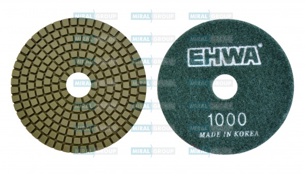Круги полировальные 100 мм EHWA №1000, мокрые