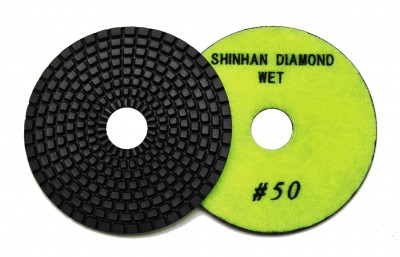 Круги полировальные DCR 100 мм SHINHAN №50, мокрые