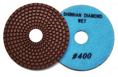Круги полировальные DCR 100 мм SHINHAN №400, мокрые